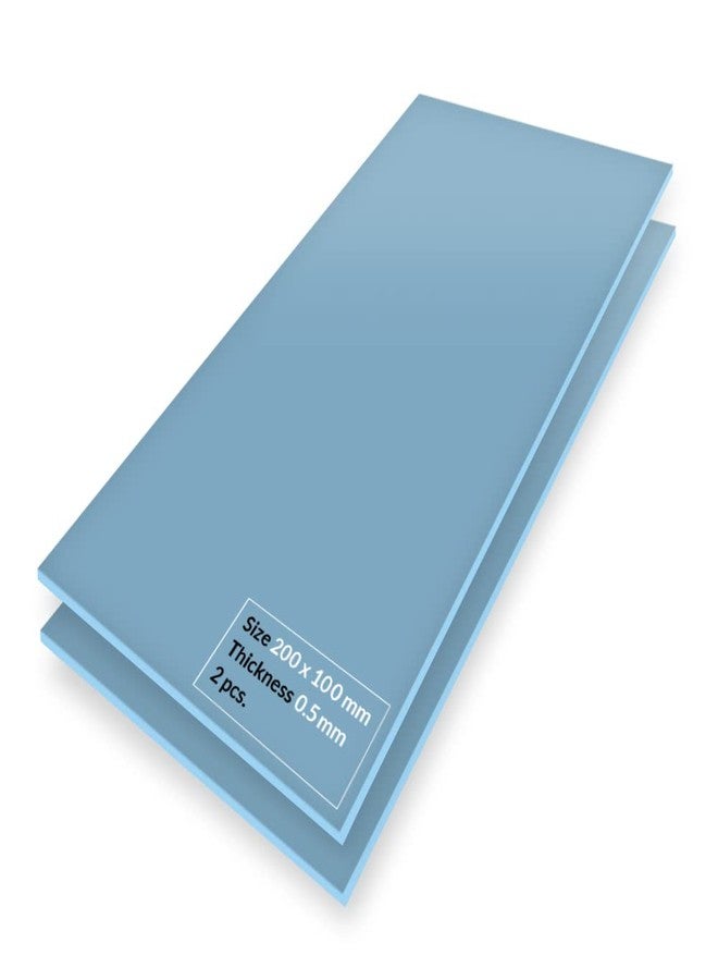 ARCTIC TP-3: Premium Performance Thermal Pad, 200 x 100 x 0.5 mm (Stackable to 2.0 mm Without Performance Loss), 2 Pieces - High Performance, Particularly Soft, Ideal Gap Filler, Bridging Gaps - Image 1